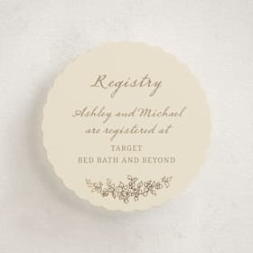Foil-Pressed Mini Enclosure Cards