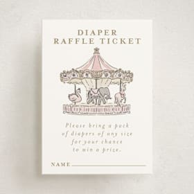 Mini Baby Shower Insert Cards