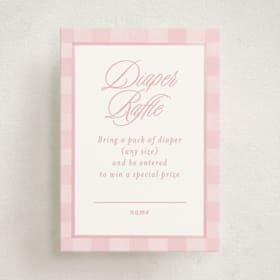 Mini Baby Shower Insert Cards