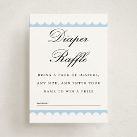 Mini Baby Shower Insert Cards