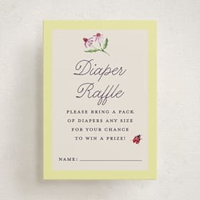 Mini Baby Shower Insert Cards
