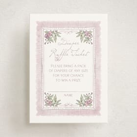 Mini Baby Shower Insert Cards