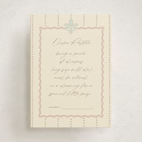 Mini Baby Shower Insert Cards
