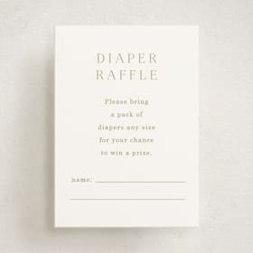 Mini Baby Shower Insert Cards