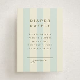 Mini Baby Shower Insert Cards