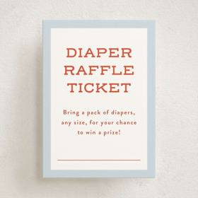 Mini Baby Shower Insert Cards