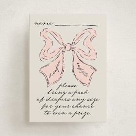 Mini Baby Shower Insert Cards
