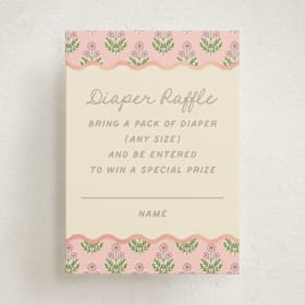 Mini Baby Shower Insert Cards