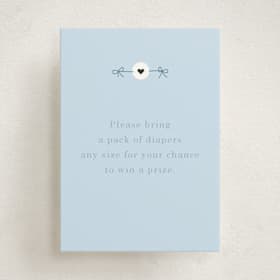 Mini Baby Shower Insert Cards