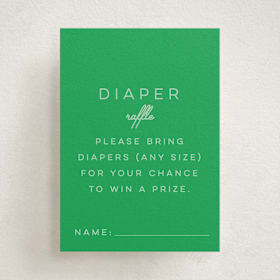 Mini Baby Shower Insert Cards