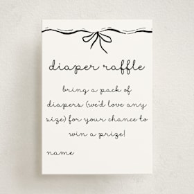 Mini Baby Shower Insert Cards