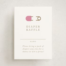 Mini Baby Shower Insert Cards