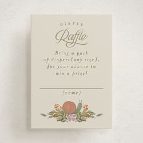 Mini Baby Shower Insert Cards