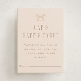 Mini Baby Shower Insert Cards