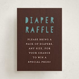 Mini Baby Shower Insert Cards