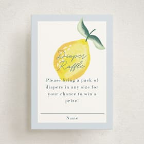 Mini Baby Shower Insert Cards