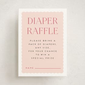 Mini Baby Shower Insert Cards