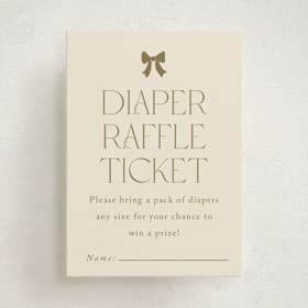 Mini Baby Shower Insert Cards