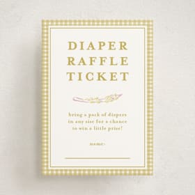 Mini Baby Shower Insert Cards
