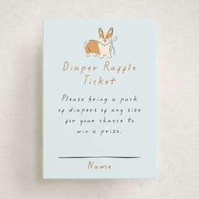 Mini Baby Shower Insert Cards