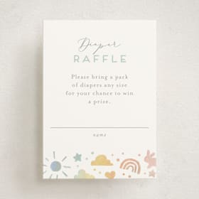 Mini Baby Shower Insert Cards