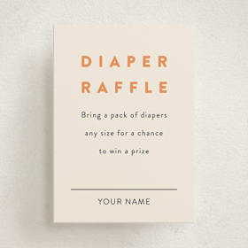 Mini Baby Shower Insert Cards