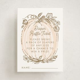 Mini Baby Shower Insert Cards