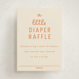 Mini Baby Shower Insert Cards