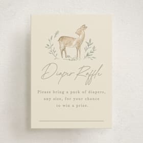 Mini Baby Shower Insert Cards