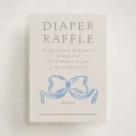 Mini Baby Shower Insert Cards