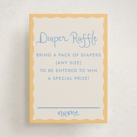 Mini Baby Shower Insert Cards