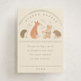 Mini Baby Shower Insert Cards