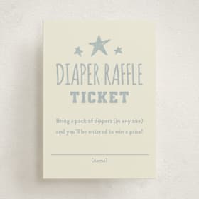 Mini Baby Shower Insert Cards