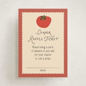 Mini Baby Shower Insert Cards