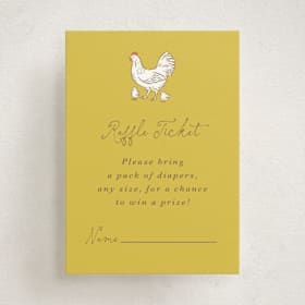 Mini Baby Shower Insert Cards