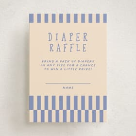 Mini Baby Shower Insert Cards