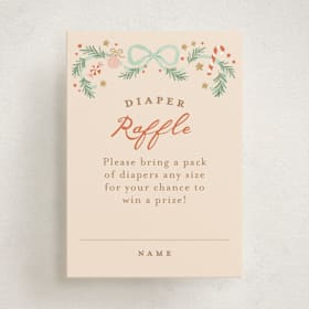 Mini Baby Shower Insert Cards