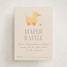 Mini Baby Shower Insert Cards