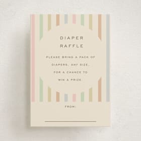 Mini Baby Shower Insert Cards