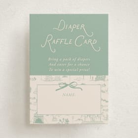 Mini Baby Shower Insert Cards