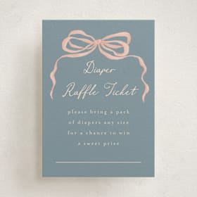 Mini Baby Shower Insert Cards
