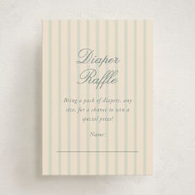 Mini Baby Shower Insert Cards