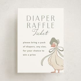 Mini Baby Shower Insert Cards