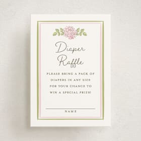 Mini Baby Shower Insert Cards