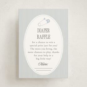 Mini Baby Shower Insert Cards
