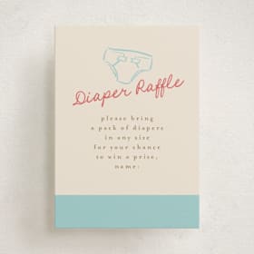 Mini Baby Shower Insert Cards