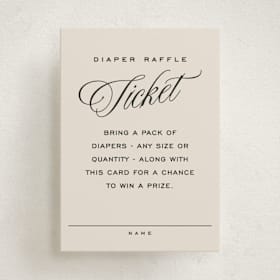 Mini Baby Shower Insert Cards