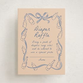 Mini Baby Shower Insert Cards