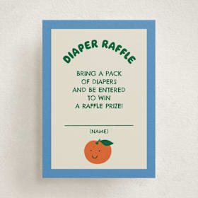 Mini Baby Shower Insert Cards