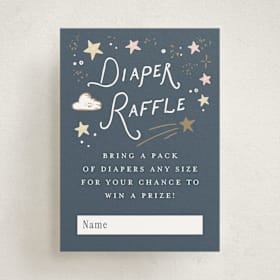 Mini Baby Shower Insert Cards